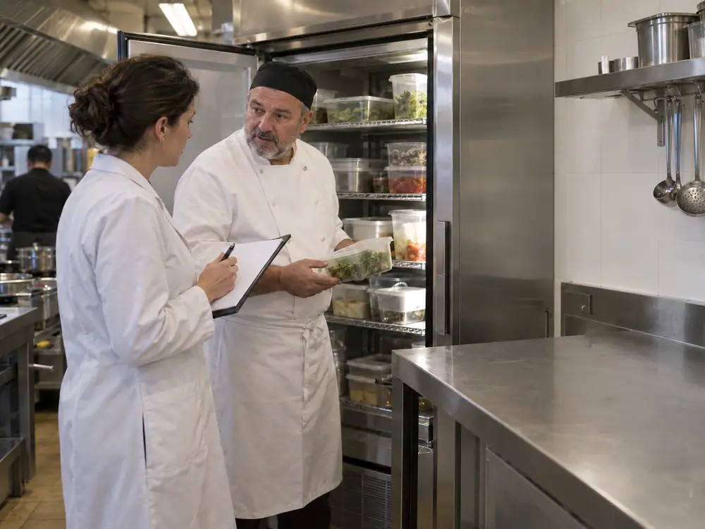 Compliance check in the kitchen